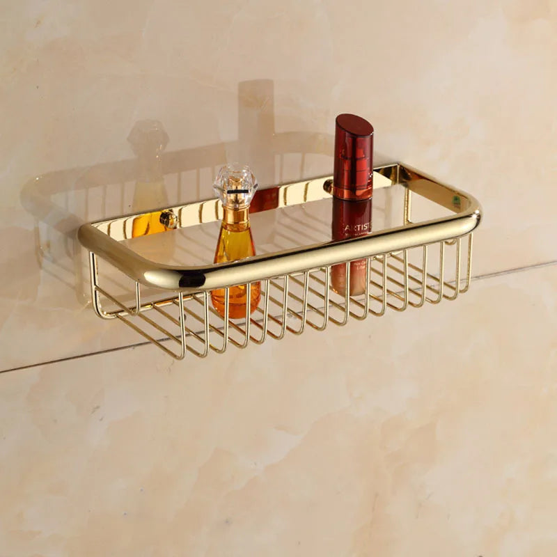 Luxus Gold Messing Badezimmer Set – Wandmontage