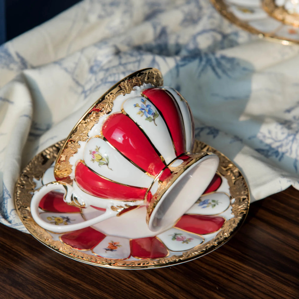 Luxus Keramik Tasse – Europäisches Design – 225ML/110ML