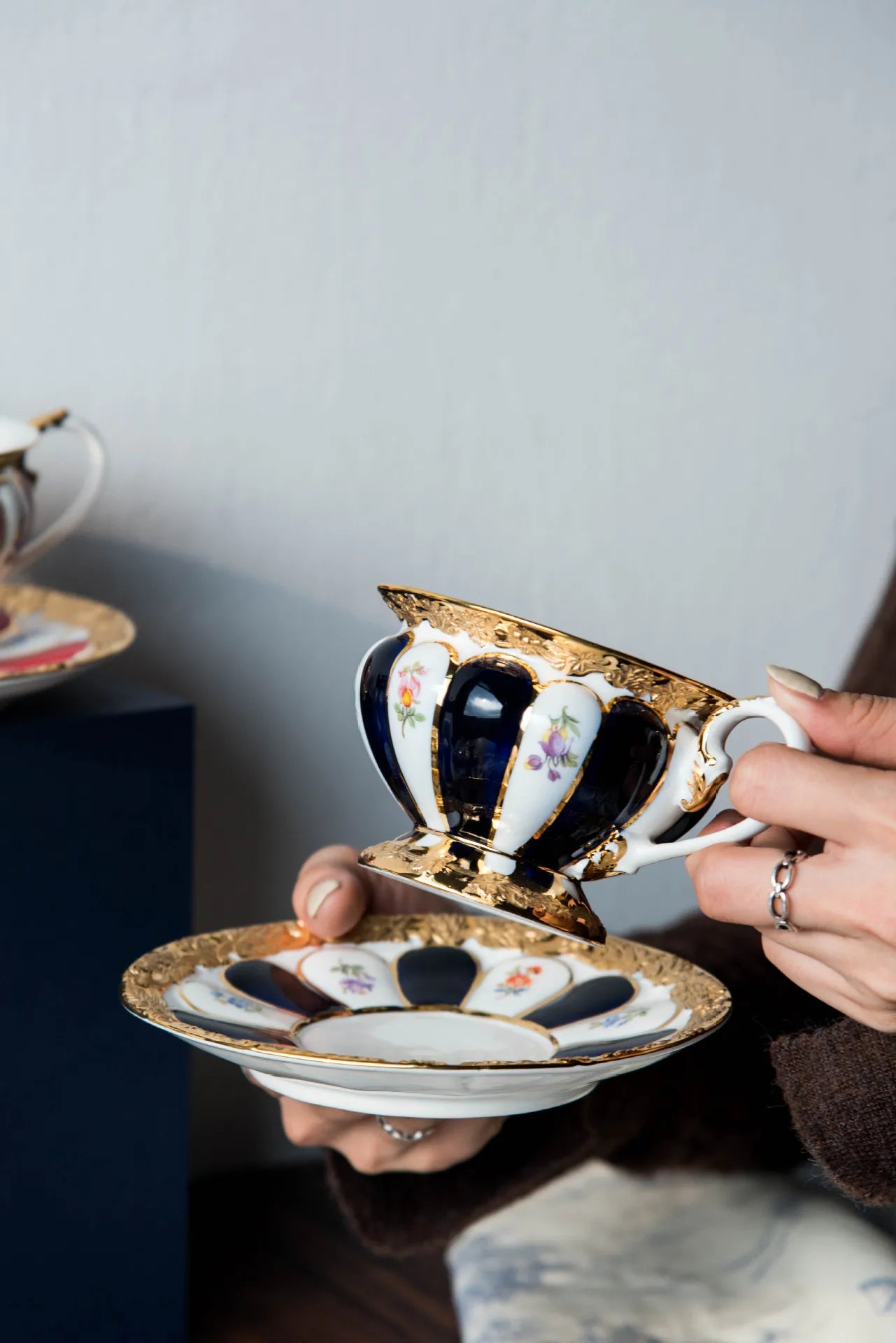 Luxus Keramik Tasse – Europäisches Design – 225ML/110ML