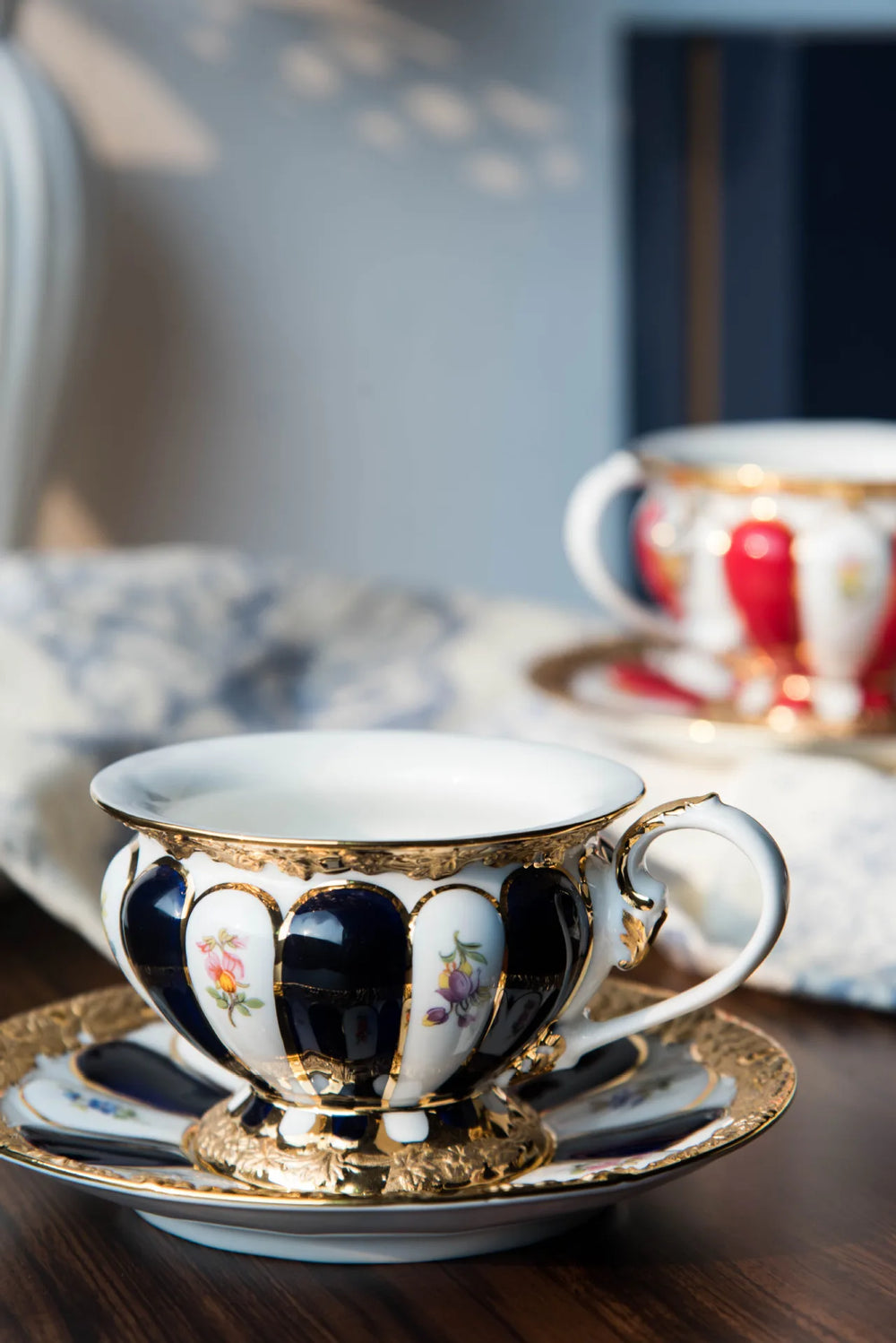 Luxus Keramik Tasse – Europäisches Design – 225ML/110ML