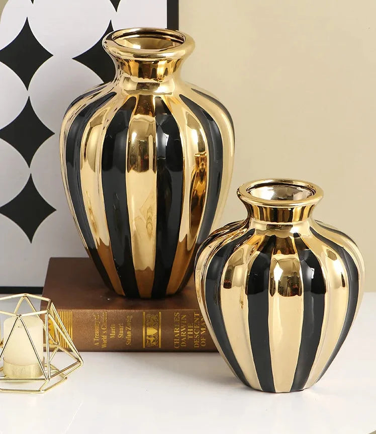 weisse keramikvase im modernen stil für wohnzimmer, grösse M