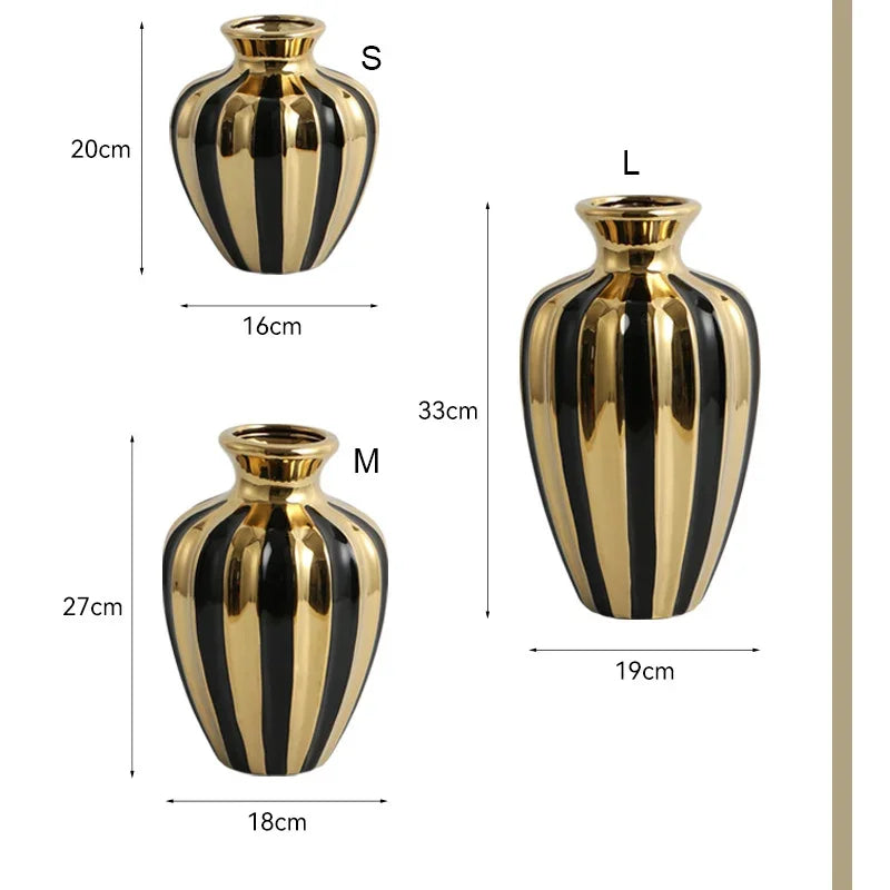 weisse, moderne Keramikvase für Wohnzimmer in Grösse L