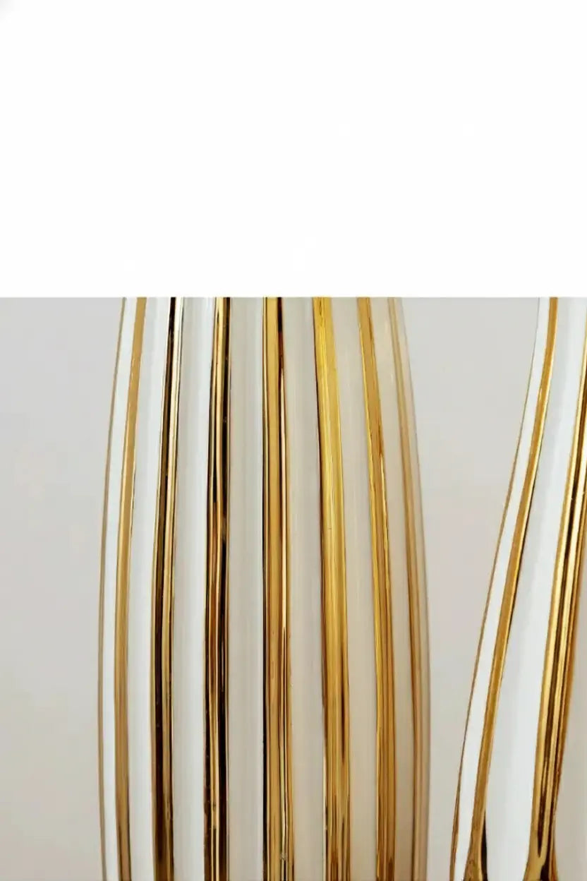 Luxus Keramikvase – Amerikanischer Stil – 30cm Gold Edition