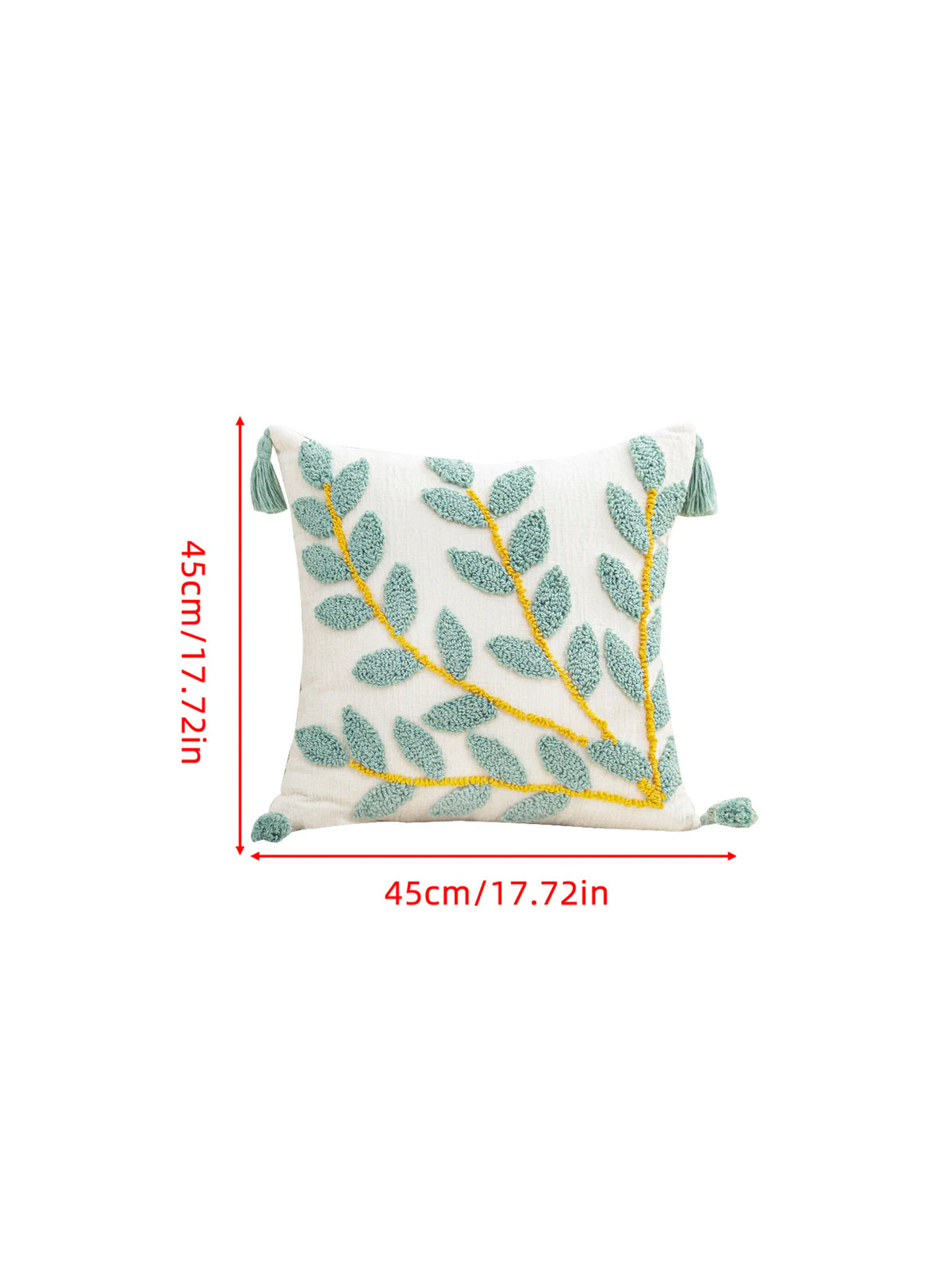 Luxus Kissenbezüge – Blumendesign Polyester – 45x45cm