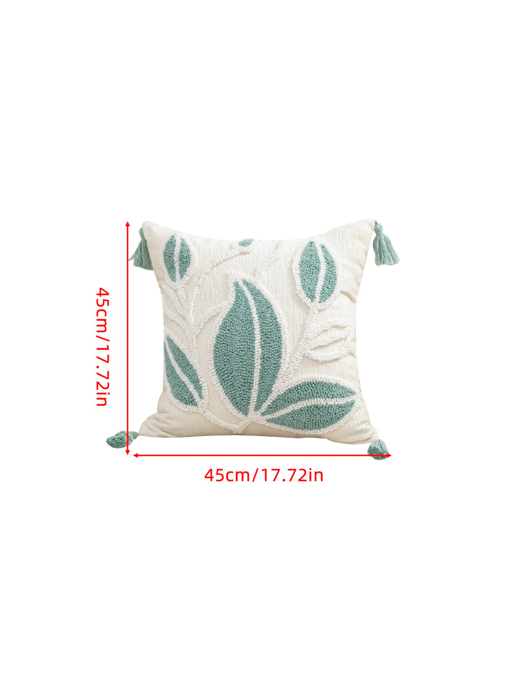 Luxus Kissenbezüge – Blumendesign Polyester – 45x45cm