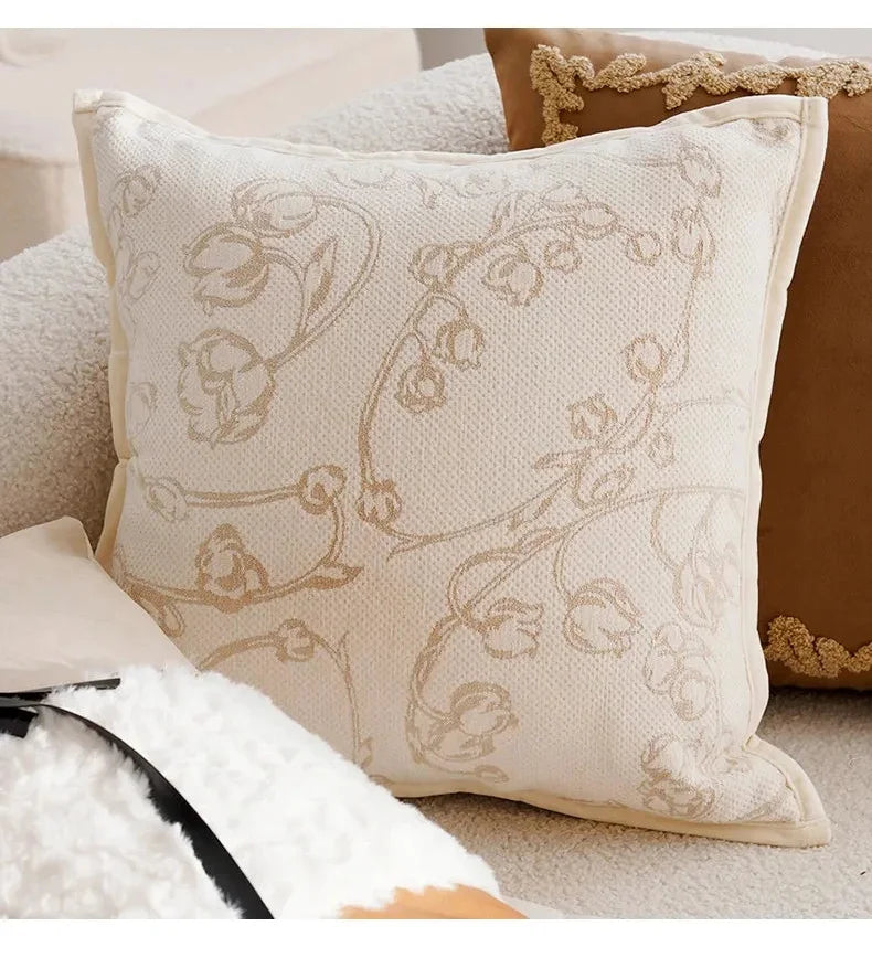 Luxus Kissenhülle – Jacquard Strick 45x45cm