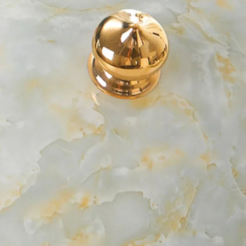 Luxus Porzellansuppentopf - Hofstil mit Goldrand