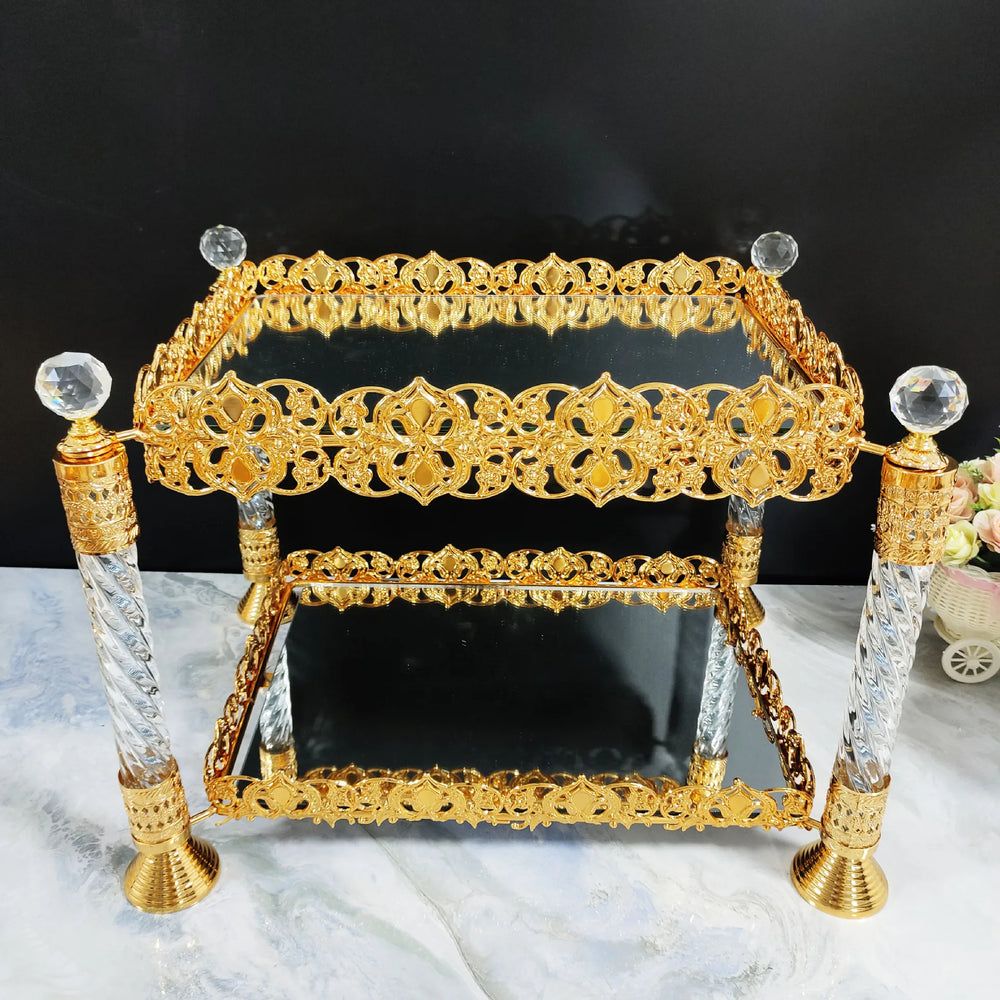 Luxus-Räuchergefäss – Metall/Glas Design – Arabischer Stil