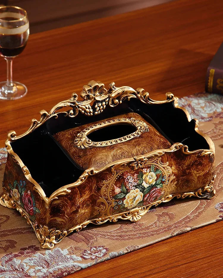 Luxus Resin Taschentuchbox – Europäischer Stil