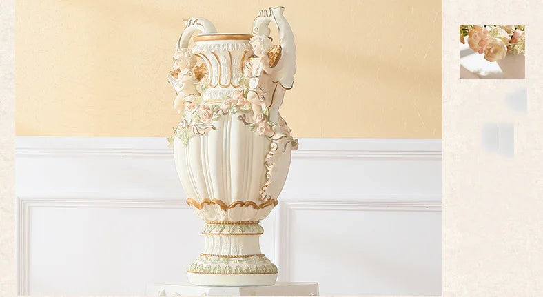 Luxus-Resin-Vase – Europäisches Design Gross