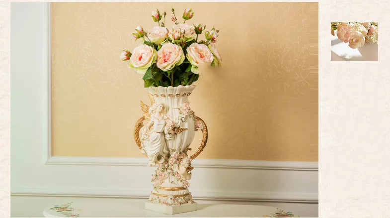 Luxus-Resin-Vase – Europäisches Design Gross