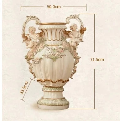 Luxus-Resin-Vase – Europäisches Design Gross