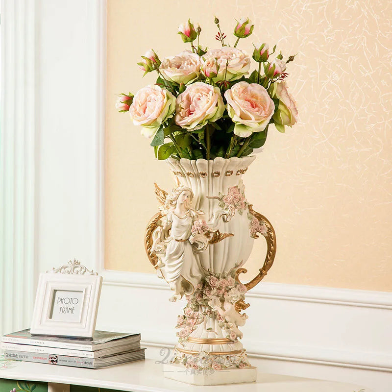 Luxus-Resin-Vase – Europäisches Design Gross