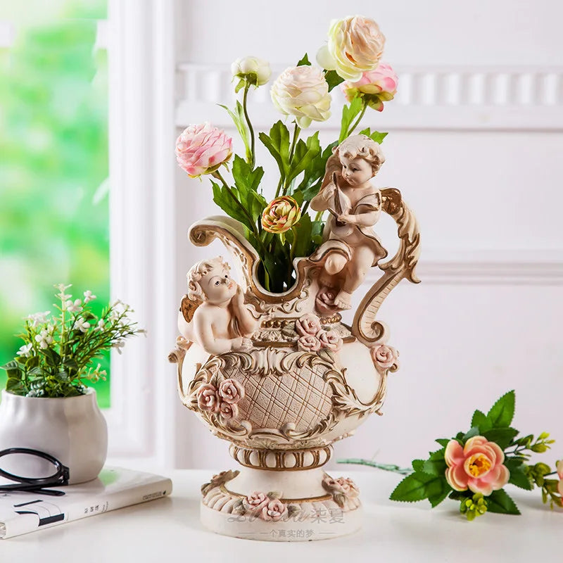 Luxus-Resin-Vase – Europäisches Design Gross