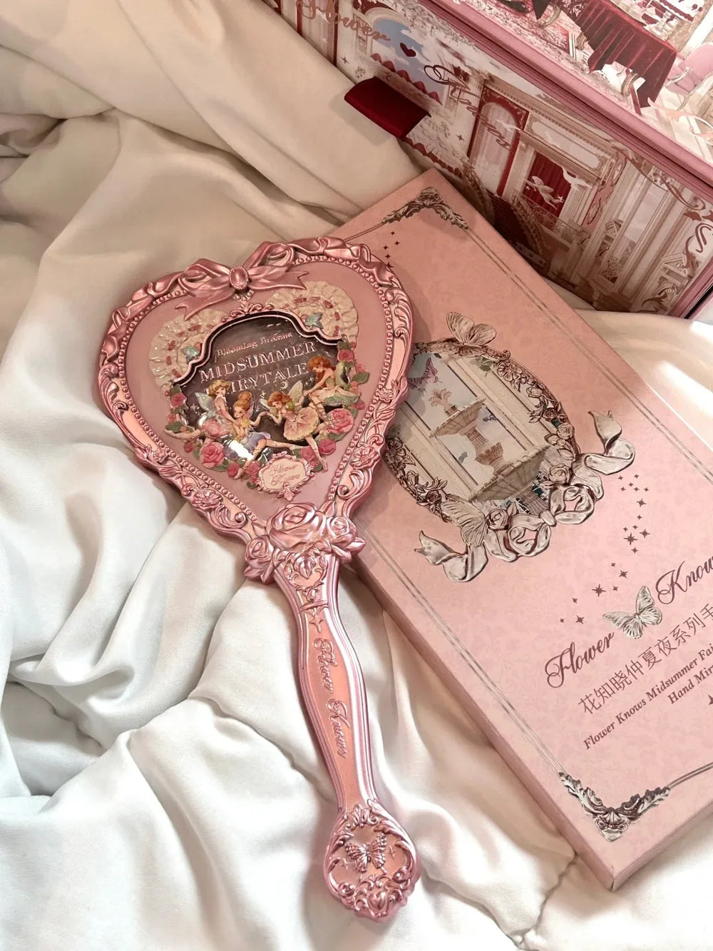 Luxus Schminkspiegel - Rokoko Design - Tragbare Eleganz