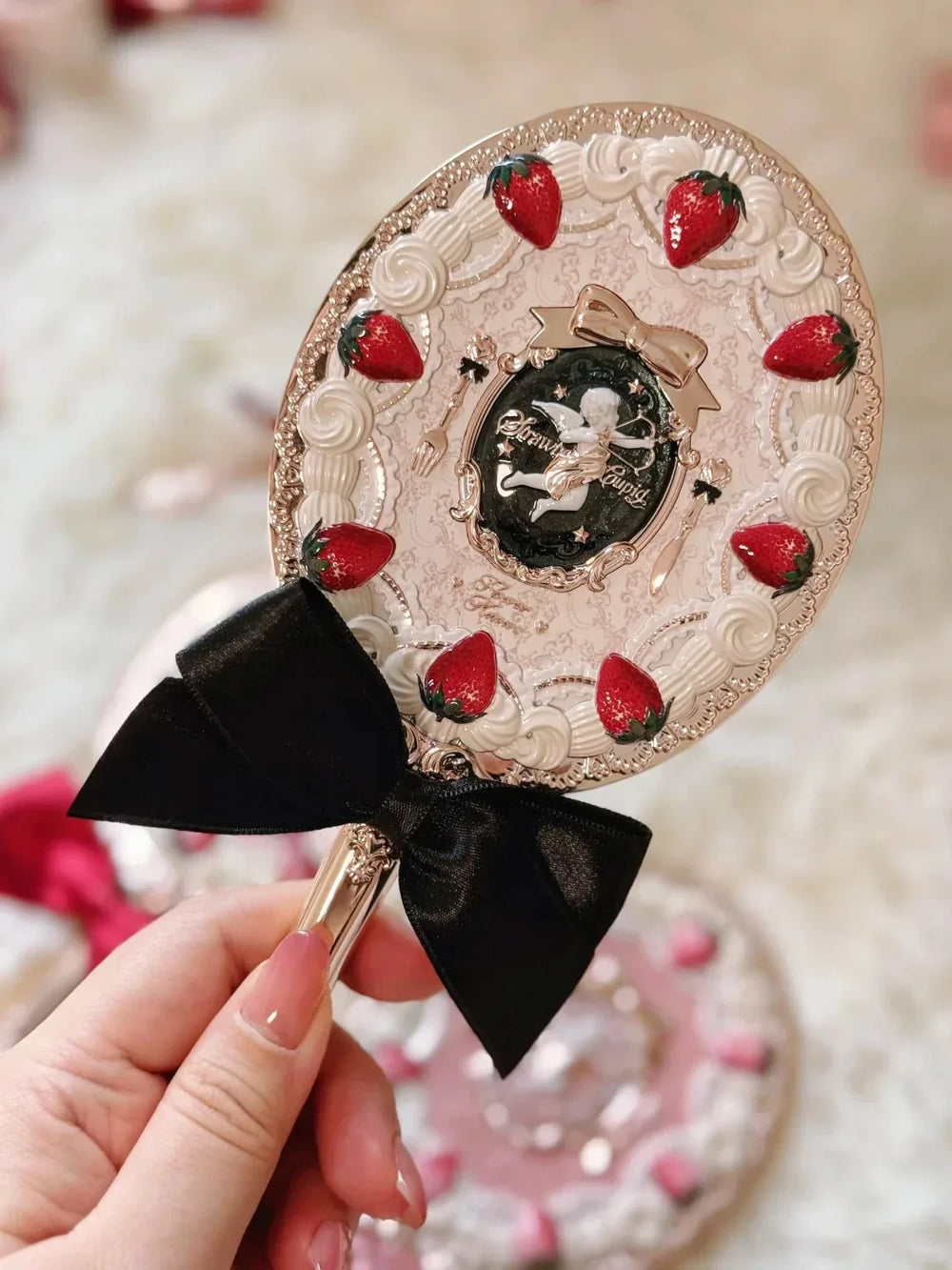 Luxus Schminkspiegel - Rokoko Design - Tragbare Eleganz