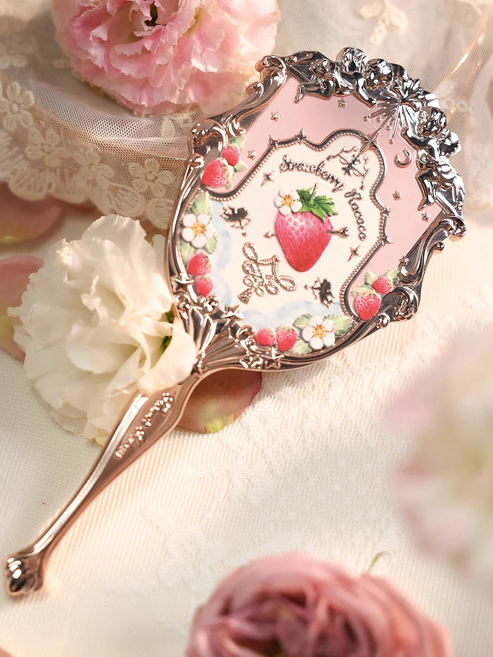 Luxus Schminkspiegel - Rokoko Design - Tragbare Eleganz