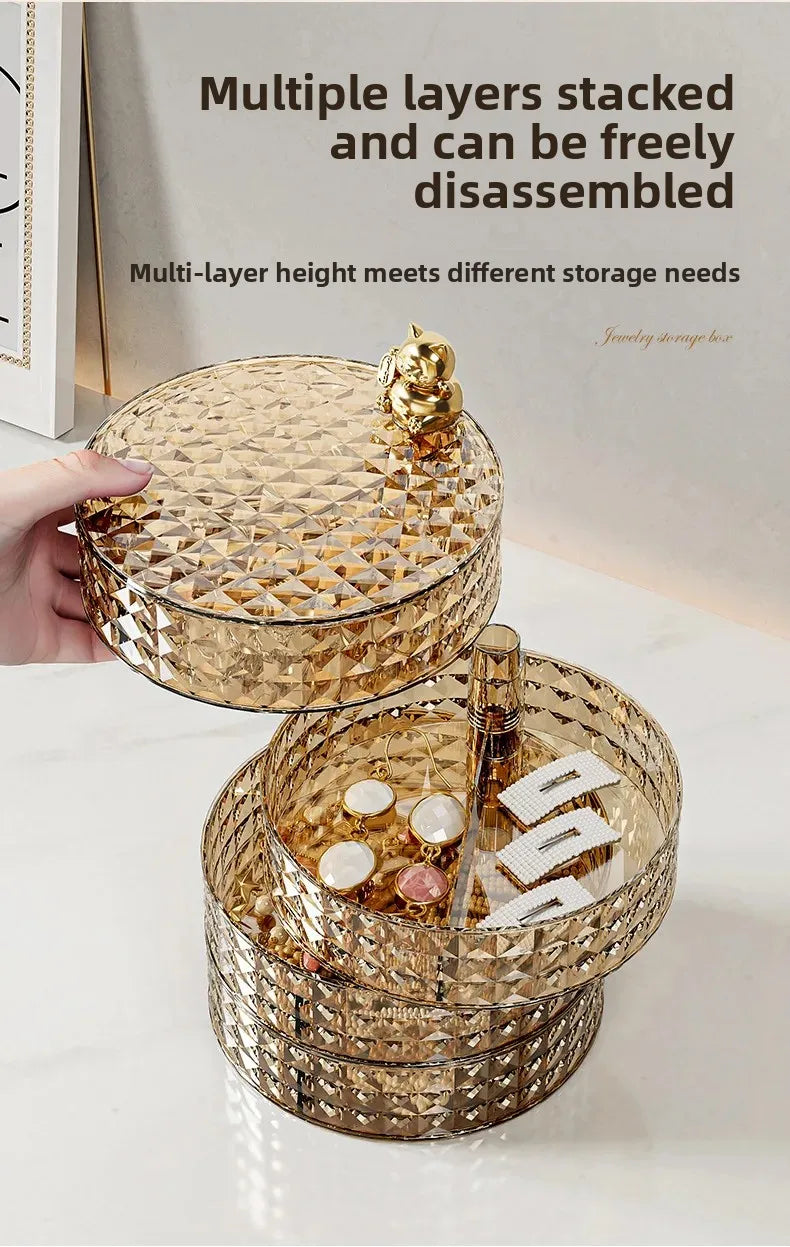 Luxus Schmuckbox – Mehrschichtig Rotierbar – Grosse Kapazität