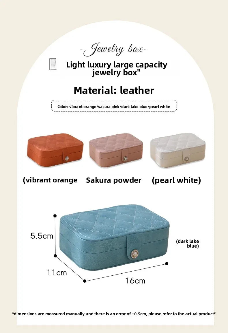 Luxus Schmuckschatulle – PU-Material – Europäischer Stil