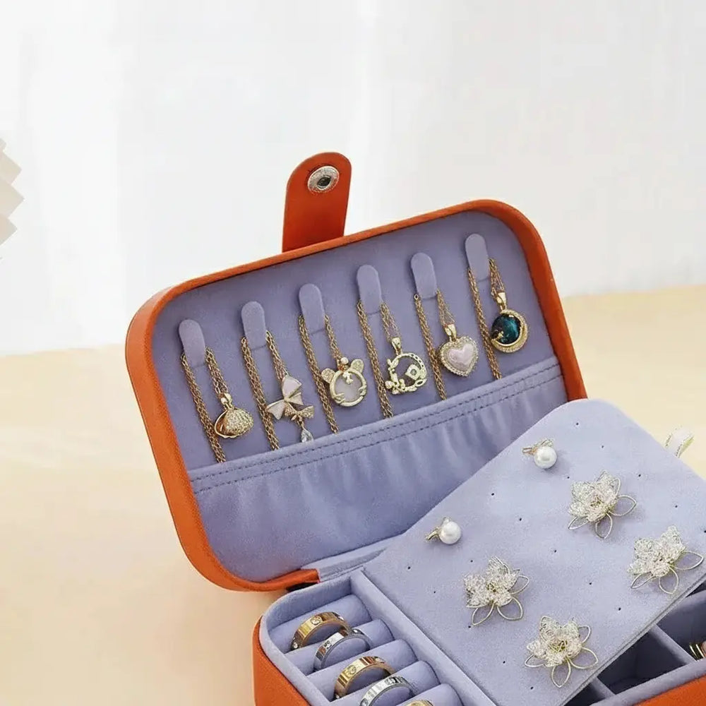 Luxus Schmuckschatulle – PU-Material – Europäischer Stil