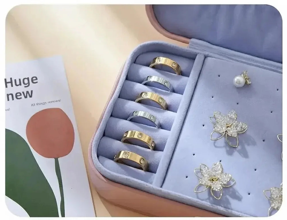 Luxus Schmuckschatulle – PU-Material – Europäischer Stil