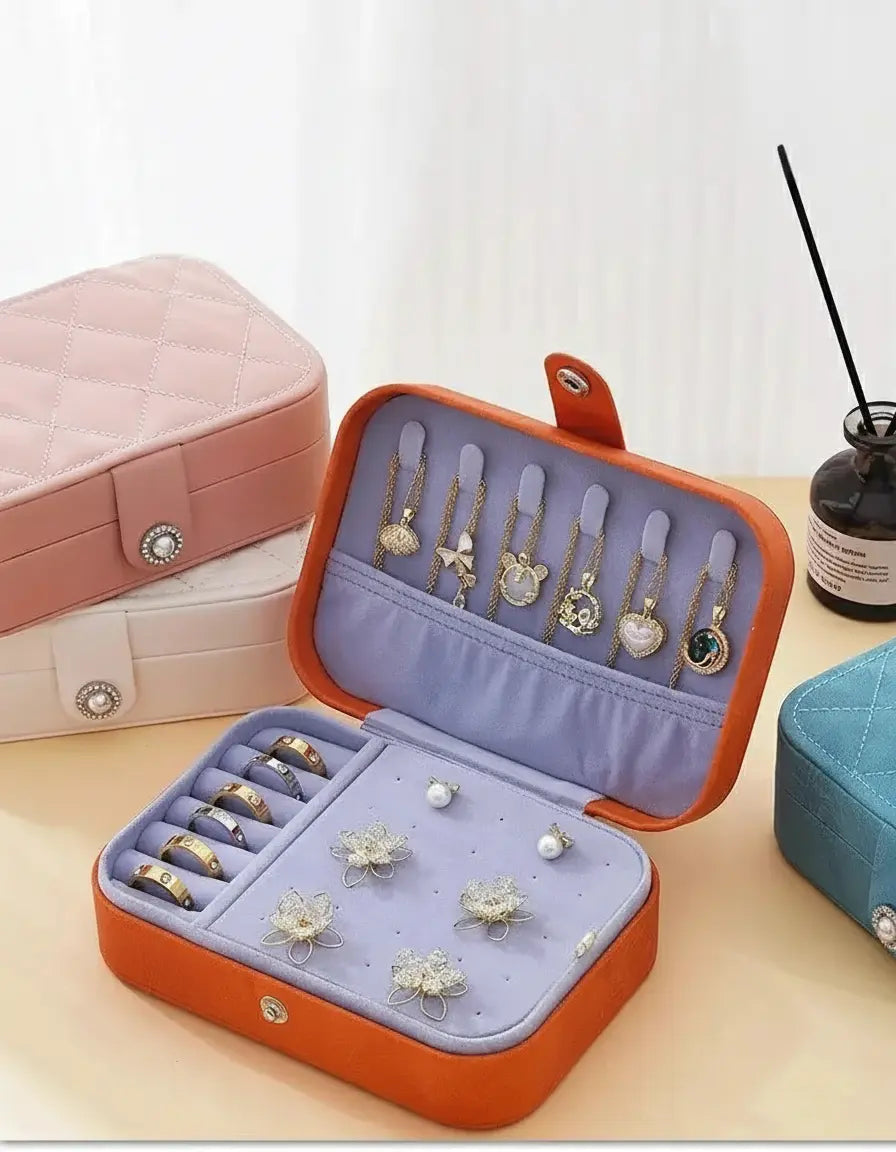 Luxus Schmuckschatulle – PU-Material – Europäischer Stil