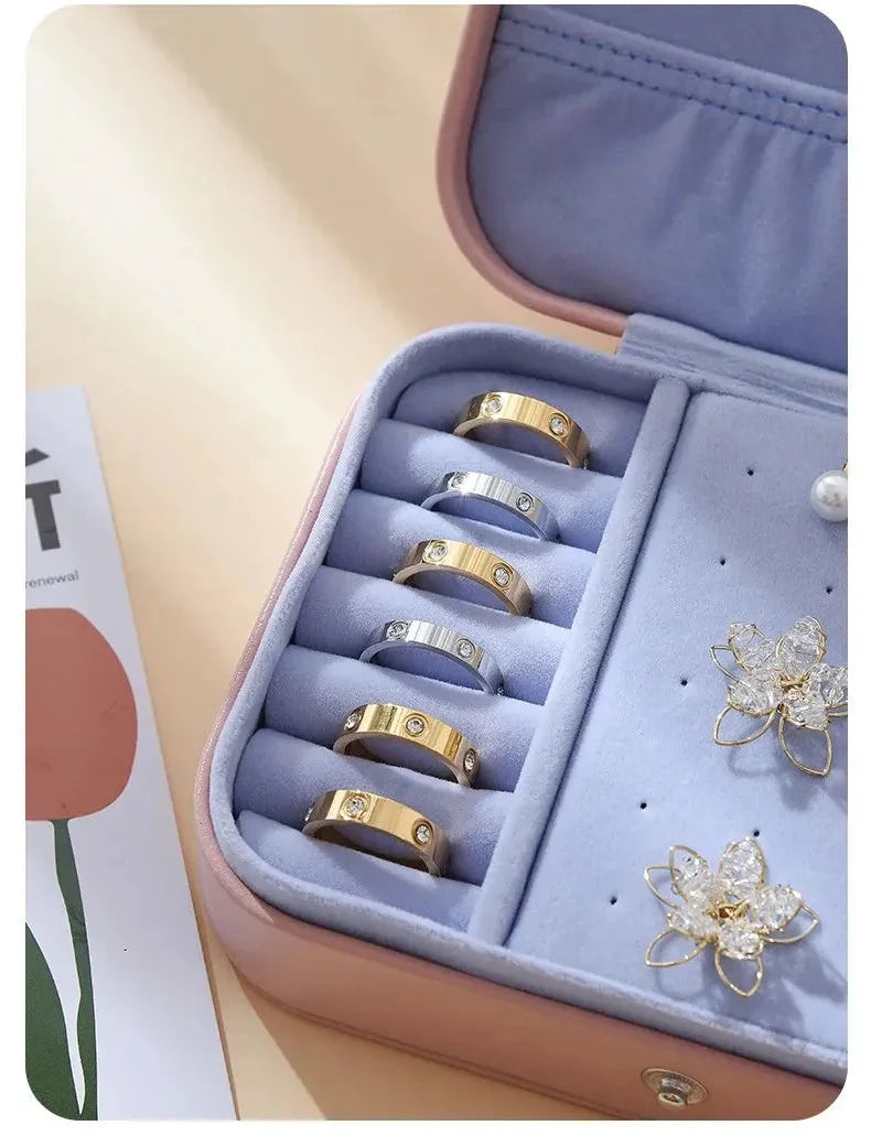 Luxus Schmuckschatulle – PU-Material – Europäischer Stil