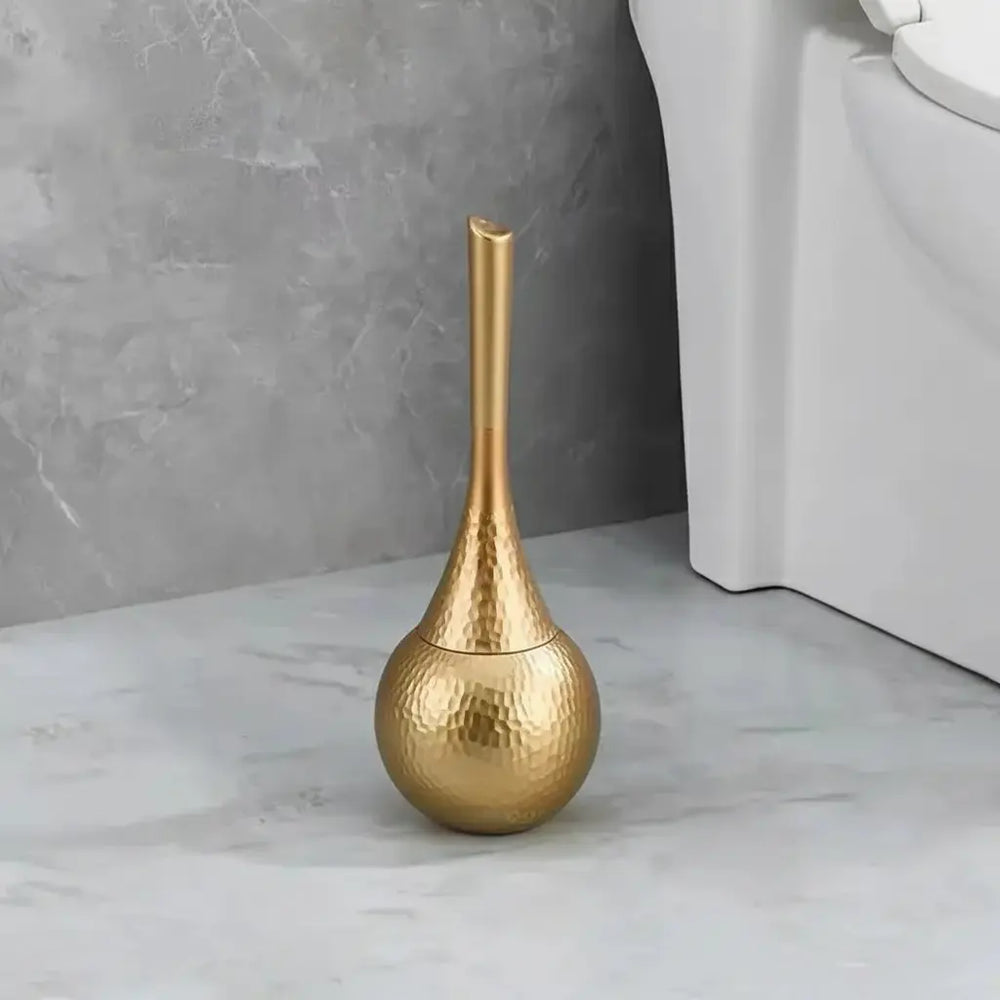 Luxus Toilettenbürsten Set – Gold, Langstiel