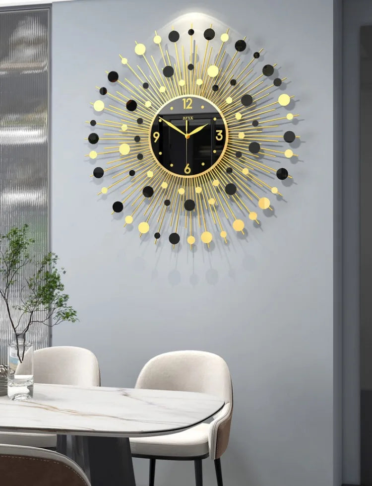 Luxus Wanduhren – Abstraktes Nordic Design – 80 cm