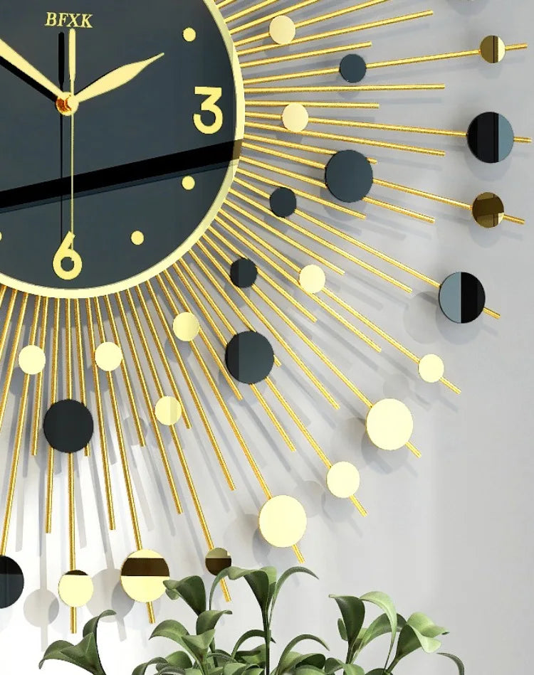 Luxus Wanduhren – Abstraktes Nordic Design – 80 cm