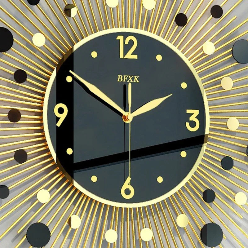 Luxus Wanduhren – Abstraktes Nordic Design – 80 cm