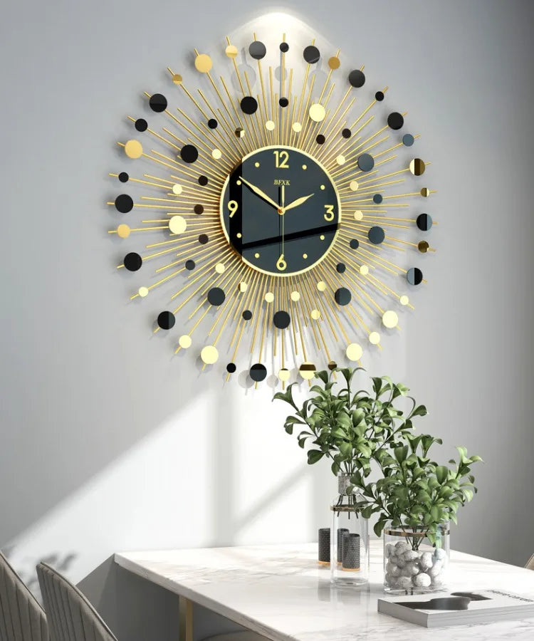 Luxus Wanduhren – Abstraktes Nordic Design – 80 cm