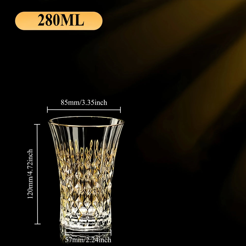 Luxus Whiskyglas – Kristall-Diamant – Elegantes Design