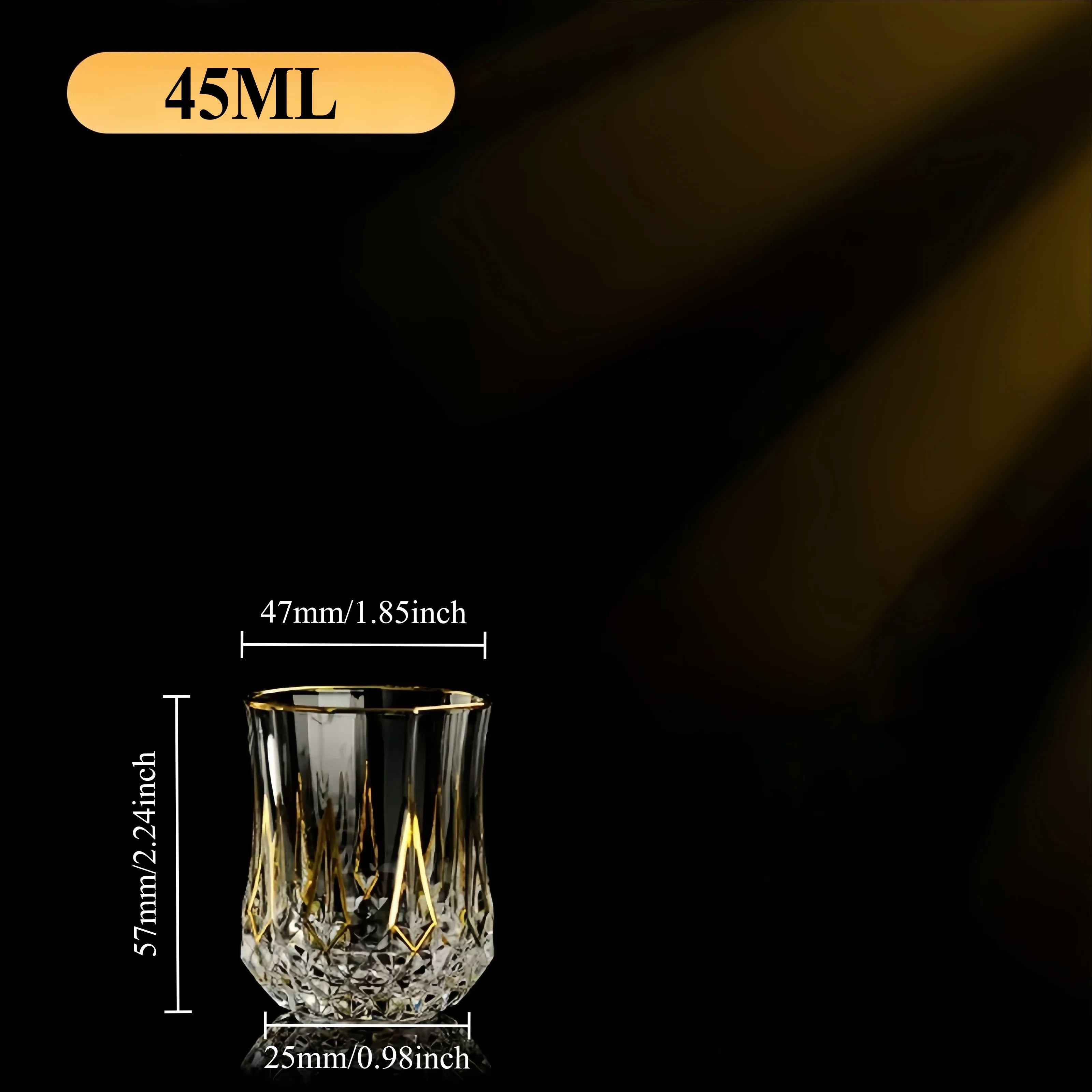 Luxus Whiskyglas – Kristall-Diamant – Elegantes Design
