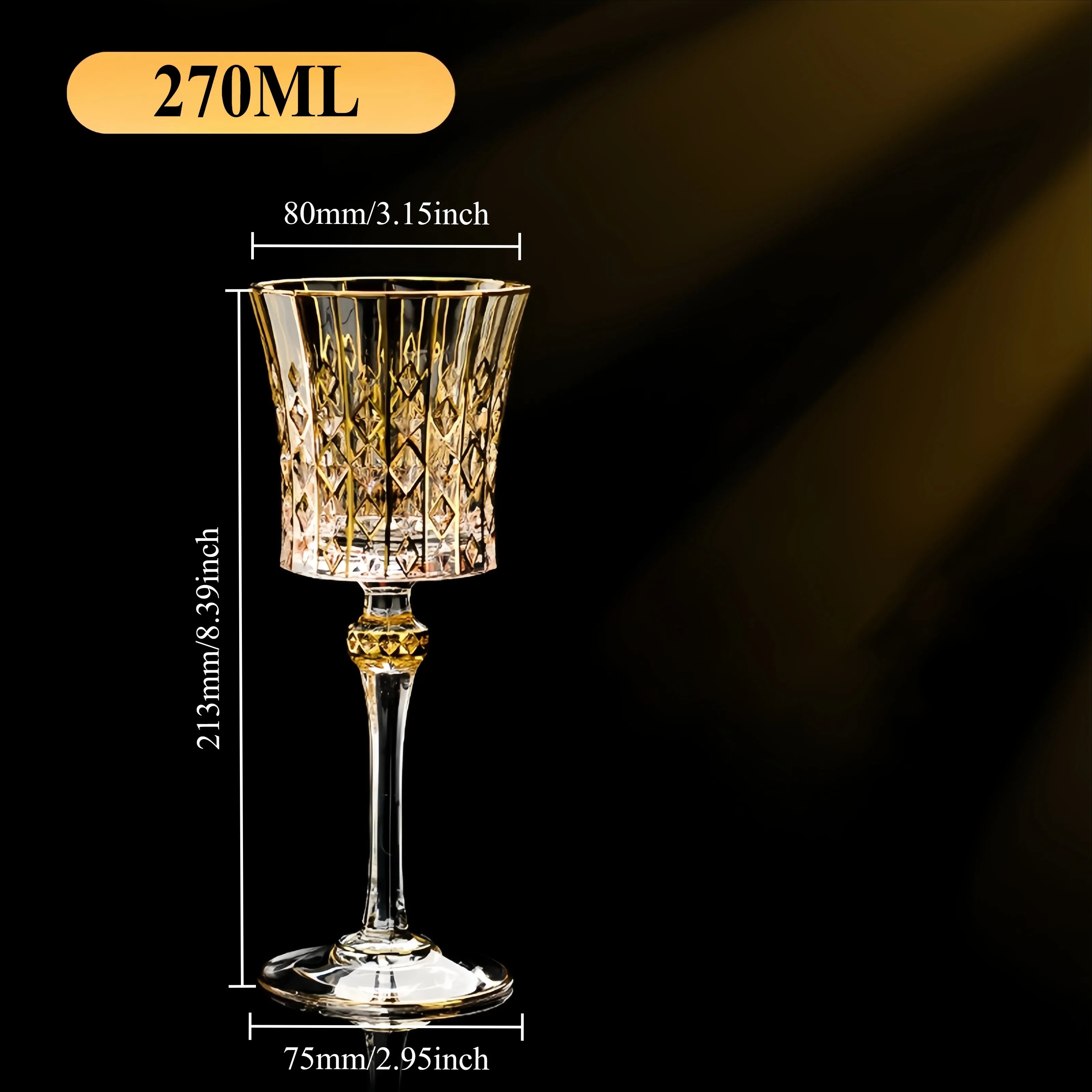 Luxus Whiskyglas – Kristall-Diamant – Elegantes Design