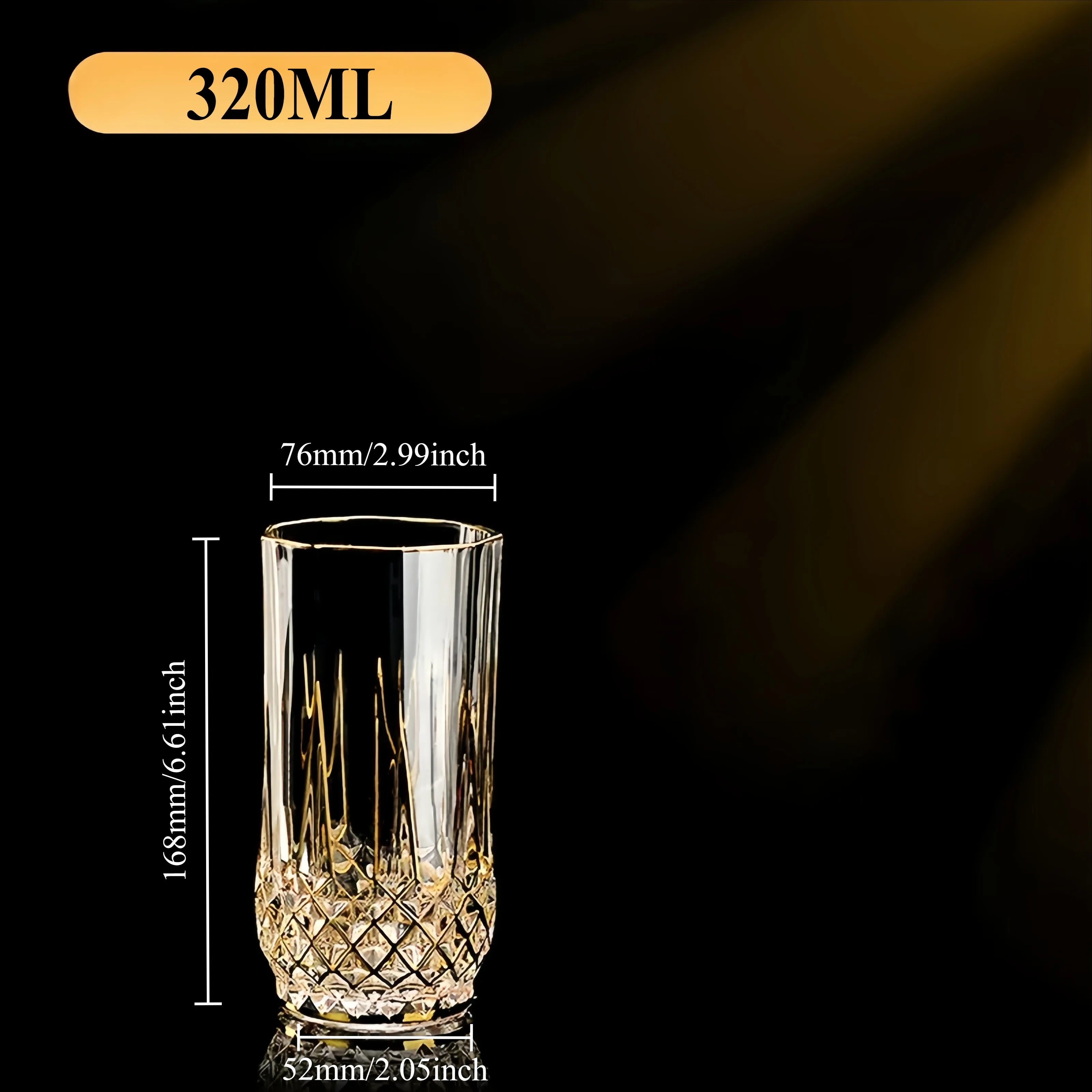 Luxus Whiskyglas – Kristall-Diamant – Elegantes Design