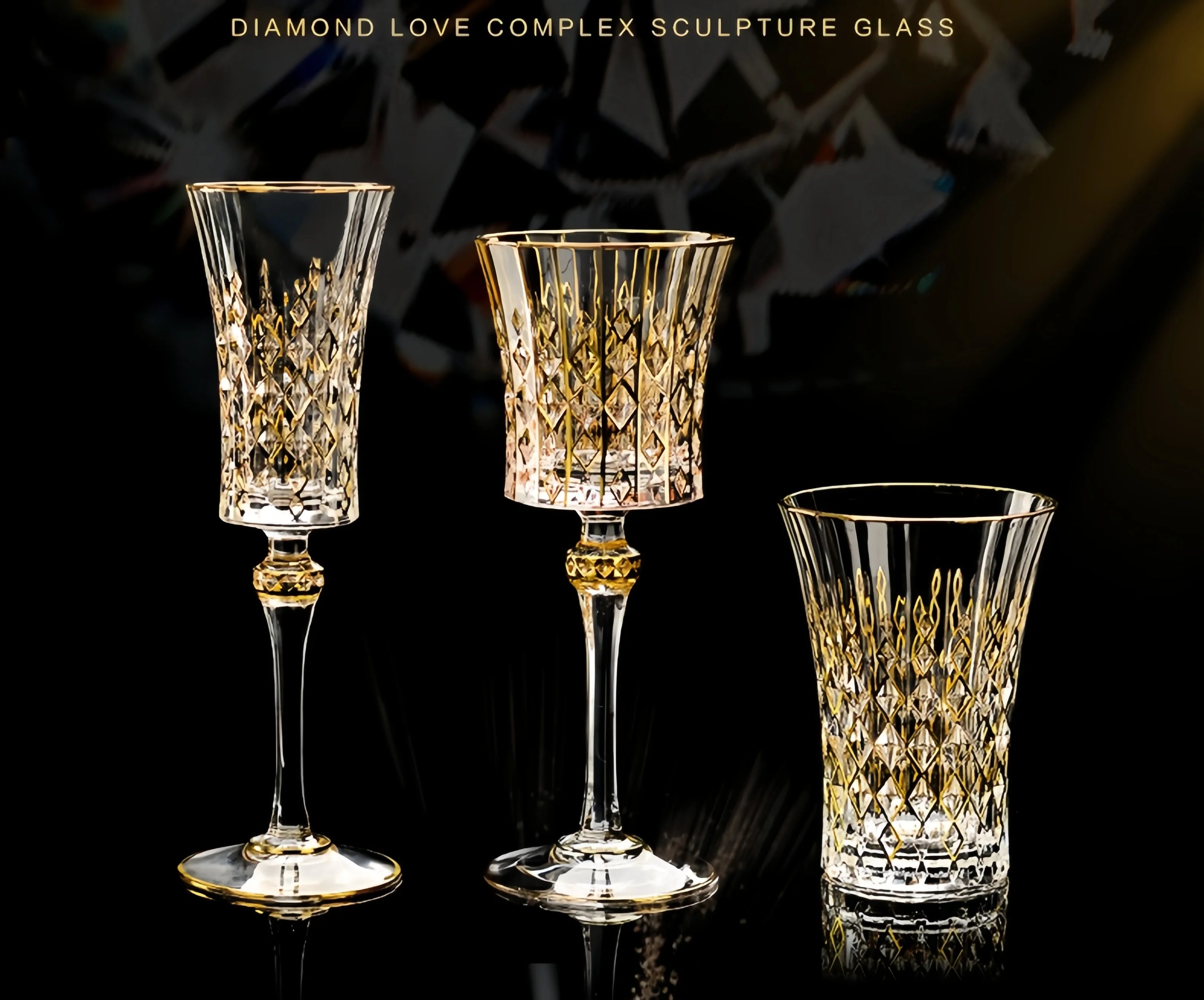 Luxus Whiskyglas – Kristall-Diamant – Elegantes Design