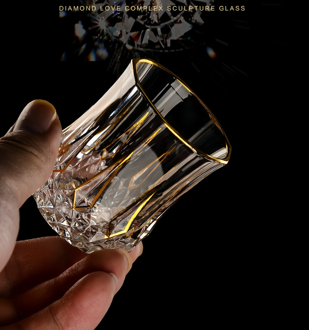 Luxus Whiskyglas – Kristall-Diamant – Elegantes Design