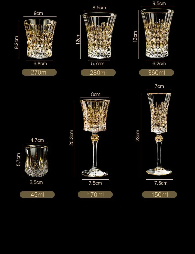Luxus Whiskyglas – Kristall-Diamant – Elegantes Design