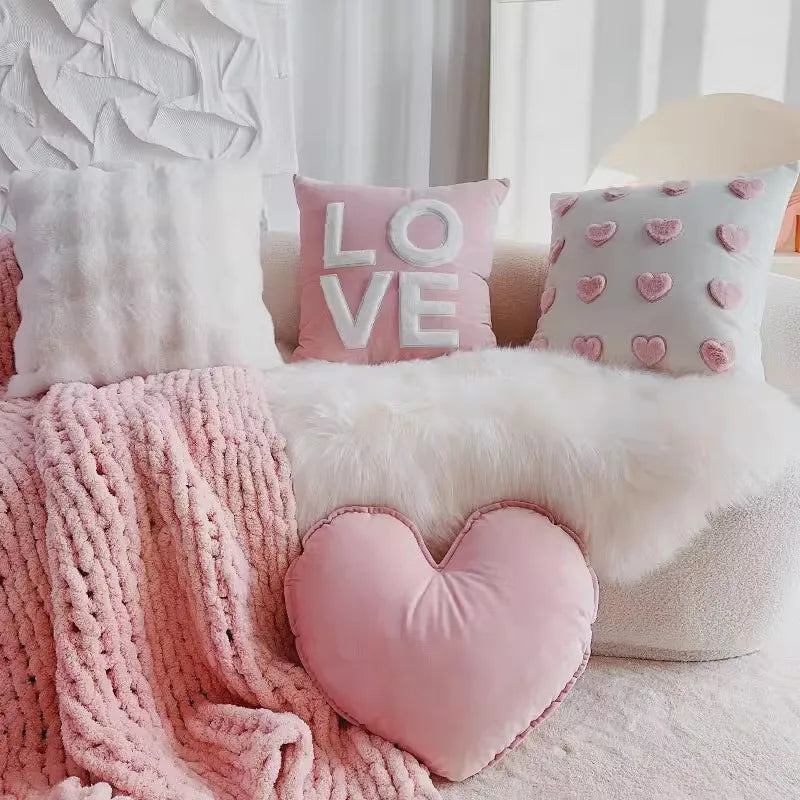 Luxuskissenbezug – Handarbeit Stickerei – 45x45cm