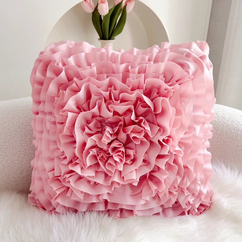 Luxuskissenbezug – Handarbeit Stickerei – 45x45cm