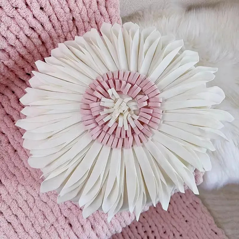 Luxuskissenbezug – Handarbeit Stickerei – 45x45cm