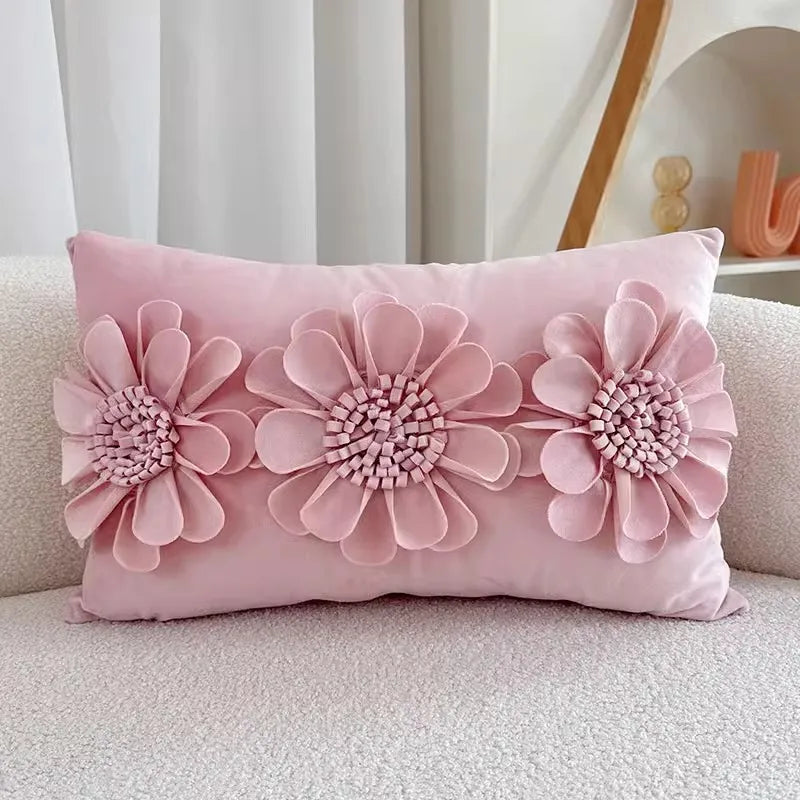 Luxuskissenbezug – Handarbeit Stickerei – 45x45cm