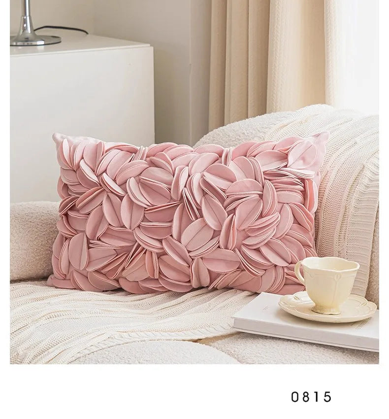 Luxuskissenbezug – Handarbeit Stickerei – 45x45cm