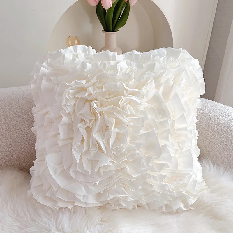 Luxuskissenbezug – Handarbeit Stickerei – 45x45cm