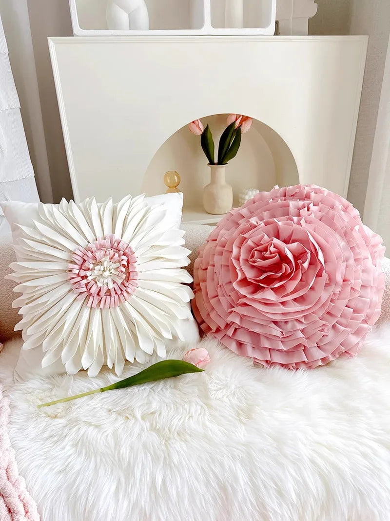 Luxuskissenbezug – Handarbeit Stickerei – 45x45cm