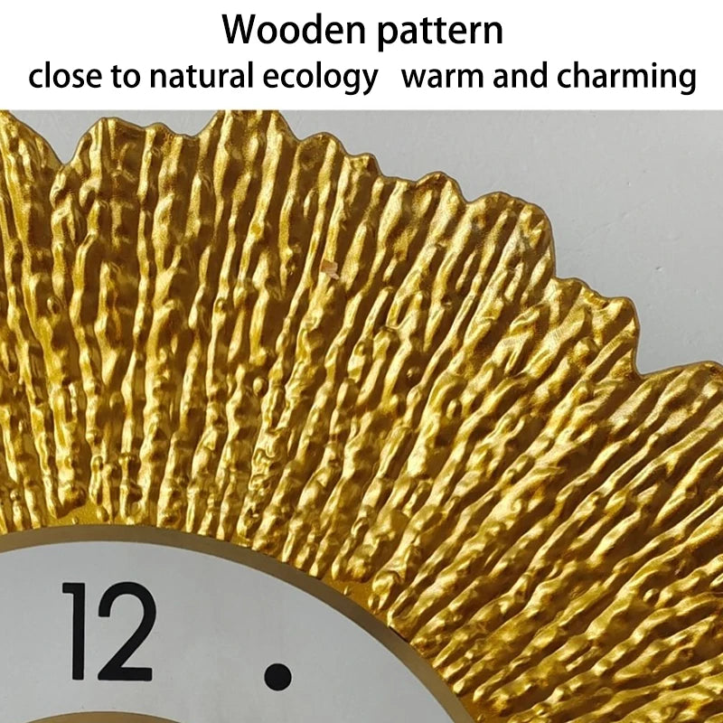 Luxusuhr - Moderne Eisen - 30.5cm Rund