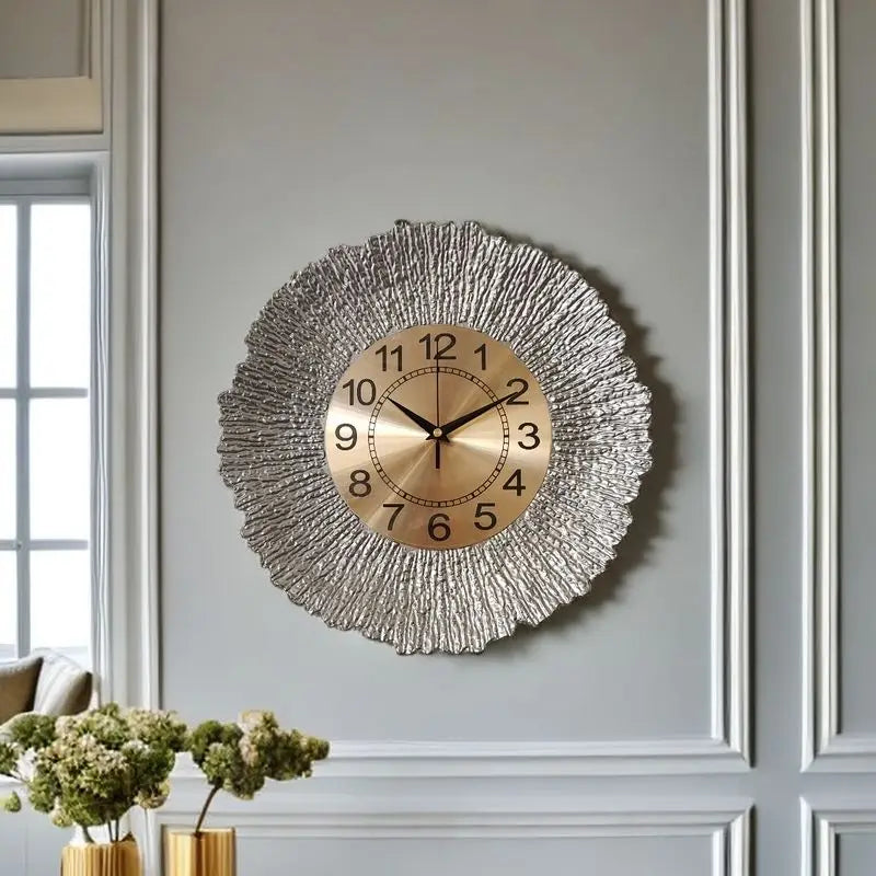 Luxusuhr - Moderne Eisen - 30.5cm Rund