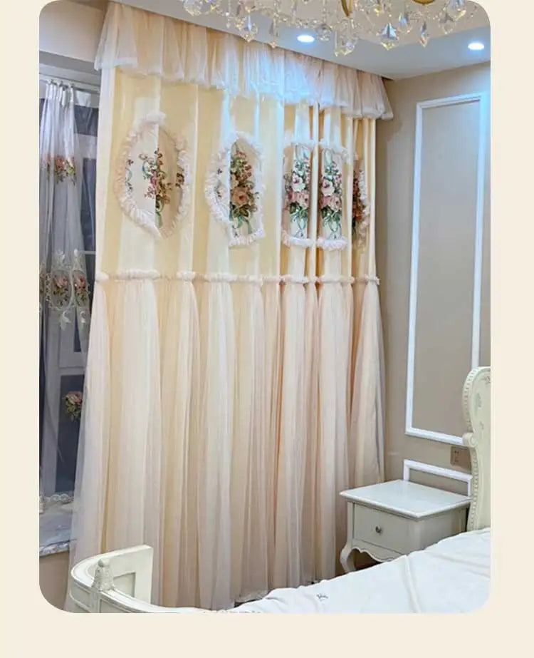 Moderner Luxusvorhang aus Polyester, Farbe: Vorhang, Grösse: W150cmxH250cm 1St, Verarbeitung: Ösen oben