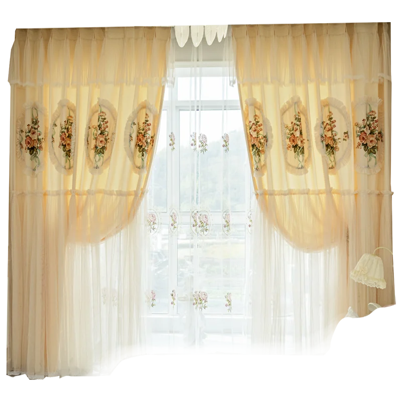 Luxusverdunkelungsvorhang aus Polyester, Farbe: Vorhang, Grösse: W150cmxH250cm, Ösen oben